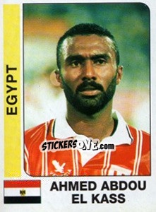 Figurina Ahmed Abdou El Kass - African Cup of Nations 1996 - Panini