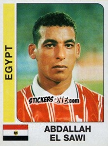Sticker Abdallam El Sawi - African Cup of Nations 1996 - Panini
