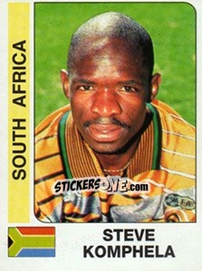 Cromo Steve Komphela - African Cup of Nations 1996 - Panini