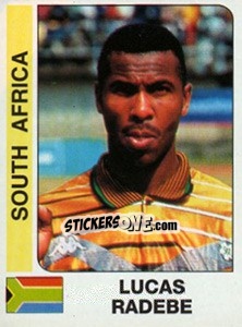 Cromo Lucas Radebe - African Cup of Nations 1996 - Panini