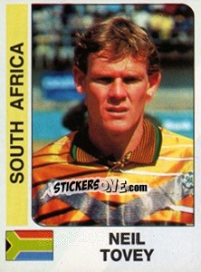 Sticker Neil Tovey - African Cup of Nations 1996 - Panini