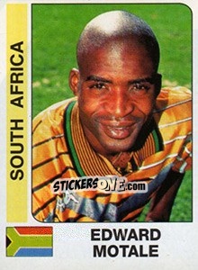 Cromo Edward Motale - African Cup of Nations 1996 - Panini