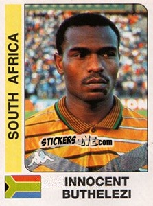 Cromo Innocent Buthelezi - African Cup of Nations 1996 - Panini