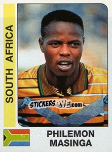 Cromo Philemon Masinga - African Cup of Nations 1996 - Panini