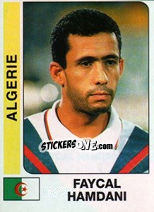 Sticker Faycal Hamdani - African Cup of Nations 1996 - Panini
