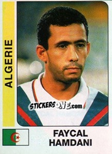 Figurina Faycal Hamdani - African Cup of Nations 1996 - Panini