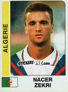 Cromo Nacer Zerki - African Cup of Nations 1996 - Panini