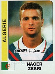 Figurina Nacer Zerki - African Cup of Nations 1996 - Panini