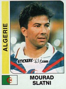 Figurina Mourad Slatni - African Cup of Nations 1996 - Panini