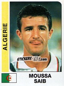 Cromo Moussa Saib - African Cup of Nations 1996 - Panini