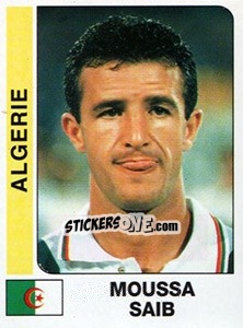 Figurina Moussa Saib - African Cup of Nations 1996 - Panini