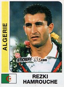 Cromo Rezki Hamrouche - African Cup of Nations 1996 - Panini