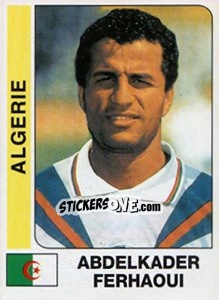 Cromo Abdelkader Ferhaoui - African Cup of Nations 1996 - Panini