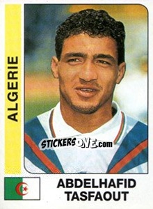 Cromo Abdelhafid Tasfaout - African Cup of Nations 1996 - Panini