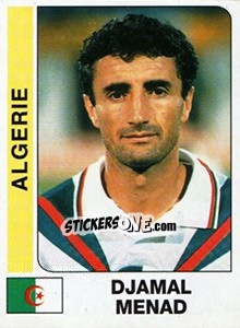 Cromo Djamal Menad - African Cup of Nations 1996 - Panini