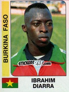 Cromo Ibrahim Diarra - African Cup of Nations 1996 - Panini