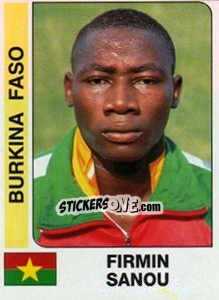 Figurina Firmin Sanou - African Cup of Nations 1996 - Panini