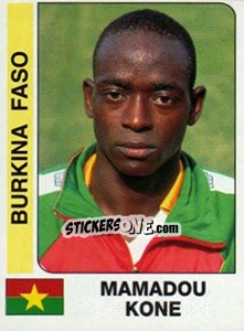 Sticker Mamadou Kone - African Cup of Nations 1996 - Panini