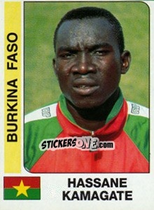 Sticker Hassane Kamagate - African Cup of Nations 1996 - Panini