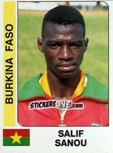 Cromo Salif Sanou - African Cup of Nations 1996 - Panini