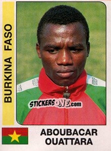 Cromo Aboubacar Outtara - African Cup of Nations 1996 - Panini