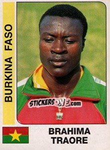 Cromo Brahima Traore - African Cup of Nations 1996 - Panini