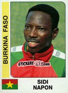 Cromo Sidi Napon - African Cup of Nations 1996 - Panini