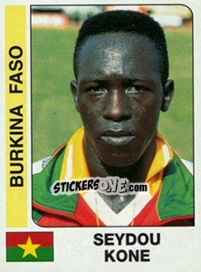 Cromo Seydou Kone - African Cup of Nations 1996 - Panini