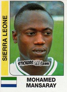 Cromo Mohamed Mansaray - African Cup of Nations 1996 - Panini