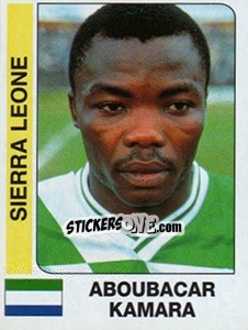 Cromo Aboubacar Kamara - African Cup of Nations 1996 - Panini