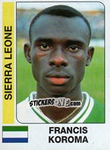 Cromo Francis Koroma - African Cup of Nations 1996 - Panini
