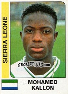 Sticker Mohamed Kallon - African Cup of Nations 1996 n. 132 - Panini