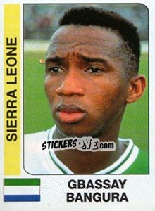 Figurina Gbassay Bangura - African Cup of Nations 1996 n. 133 - Panini