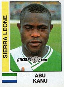 Sticker Abu Kanu - African Cup of Nations 1996 - Panini