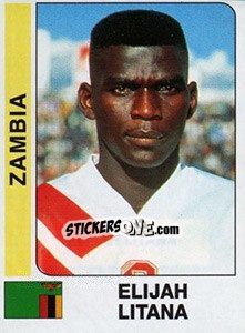 Cromo Elijah Litana - African Cup of Nations 1996 - Panini