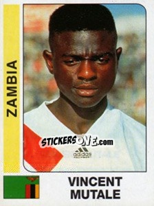 Figurina Vincent Mutale - African Cup of Nations 1996 - Panini