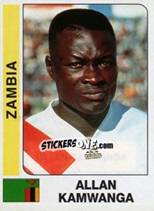 Figurina Allan Kamwanga - African Cup of Nations 1996 - Panini