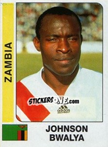 Sticker Johnson Bwalya - African Cup of Nations 1996 - Panini