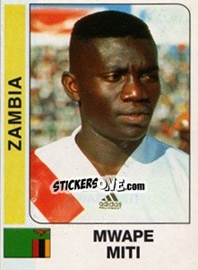 Figurina Mwape Miti - African Cup of Nations 1996 - Panini