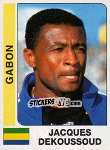 Sticker Jacques Dekoussoud - African Cup of Nations 1996 - Panini