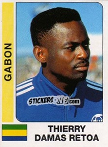 Figurina Thierry Damas Retoa - African Cup of Nations 1996 n. 158 - Panini