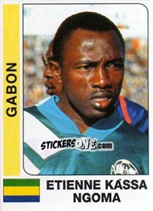 Figurina Etienne Kassa Ngoma - African Cup of Nations 1996 - Panini