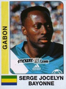 Cromo Serge Jocelyn Bayonne - African Cup of Nations 1996 - Panini