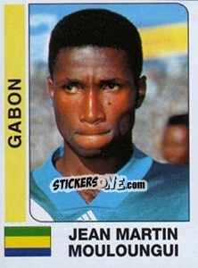 Figurina Jean Martin Mouloungui - African Cup of Nations 1996 n. 161 - Panini