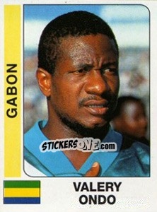 Cromo Valery Ondo - African Cup of Nations 1996 - Panini