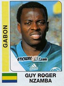 Figurina Guy Roger Nzamba - African Cup of Nations 1996 n. 168 - Panini