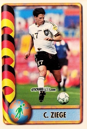 Sticker C. Ziege - Mundial Francia 1998 n. 15 - Navarrete