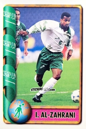 Sticker Ibrahim Al-Shahrani - Mundial Francia 1998 n. 33 - Navarrete