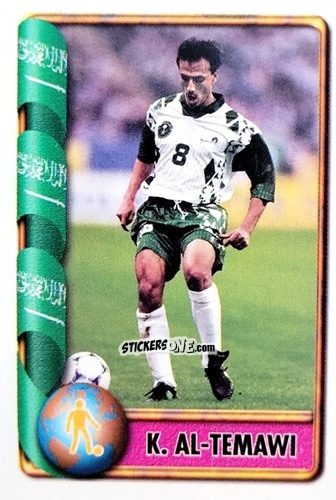Sticker K. Al-Temawi - Mundial Francia 1998 n. 34 - Navarrete