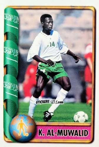 Sticker K. Al-Muwalid - Mundial Francia 1998 n. 35 - Navarrete